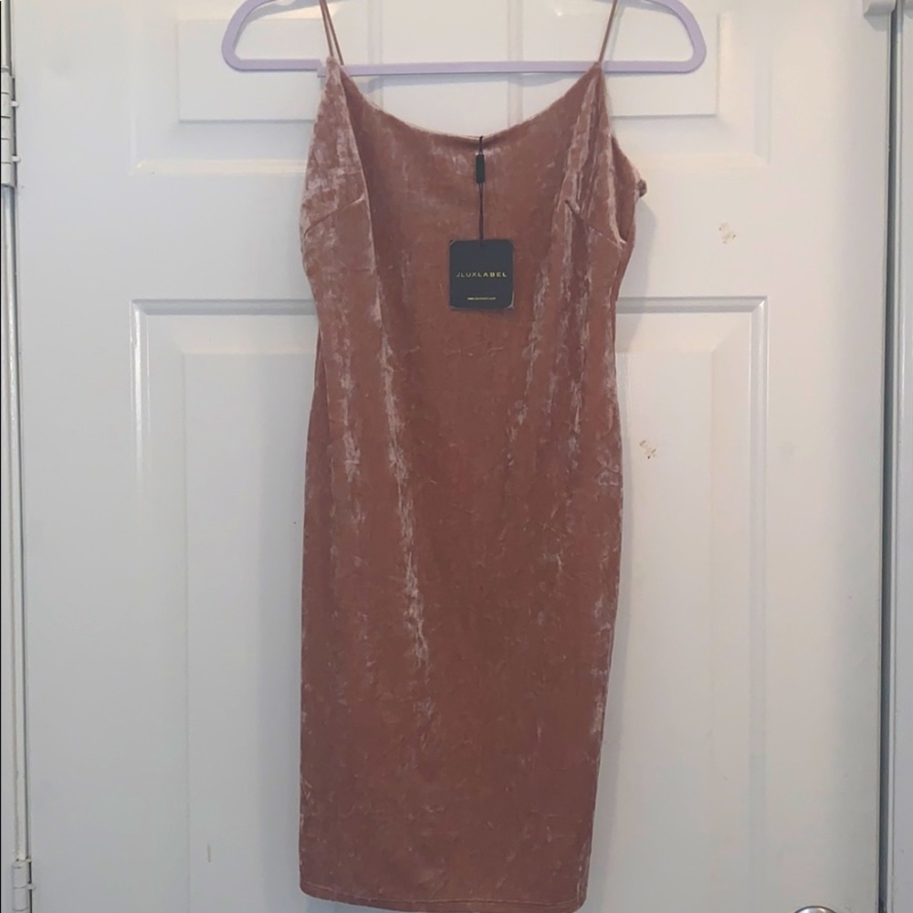 JLuxLabel Mauve Velvet Dress